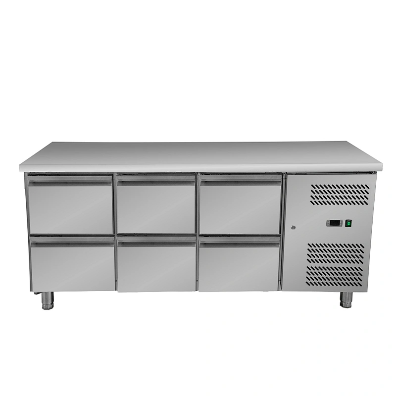 CNJT Commercial Kitchen Drawer Refrigerator Tabletop